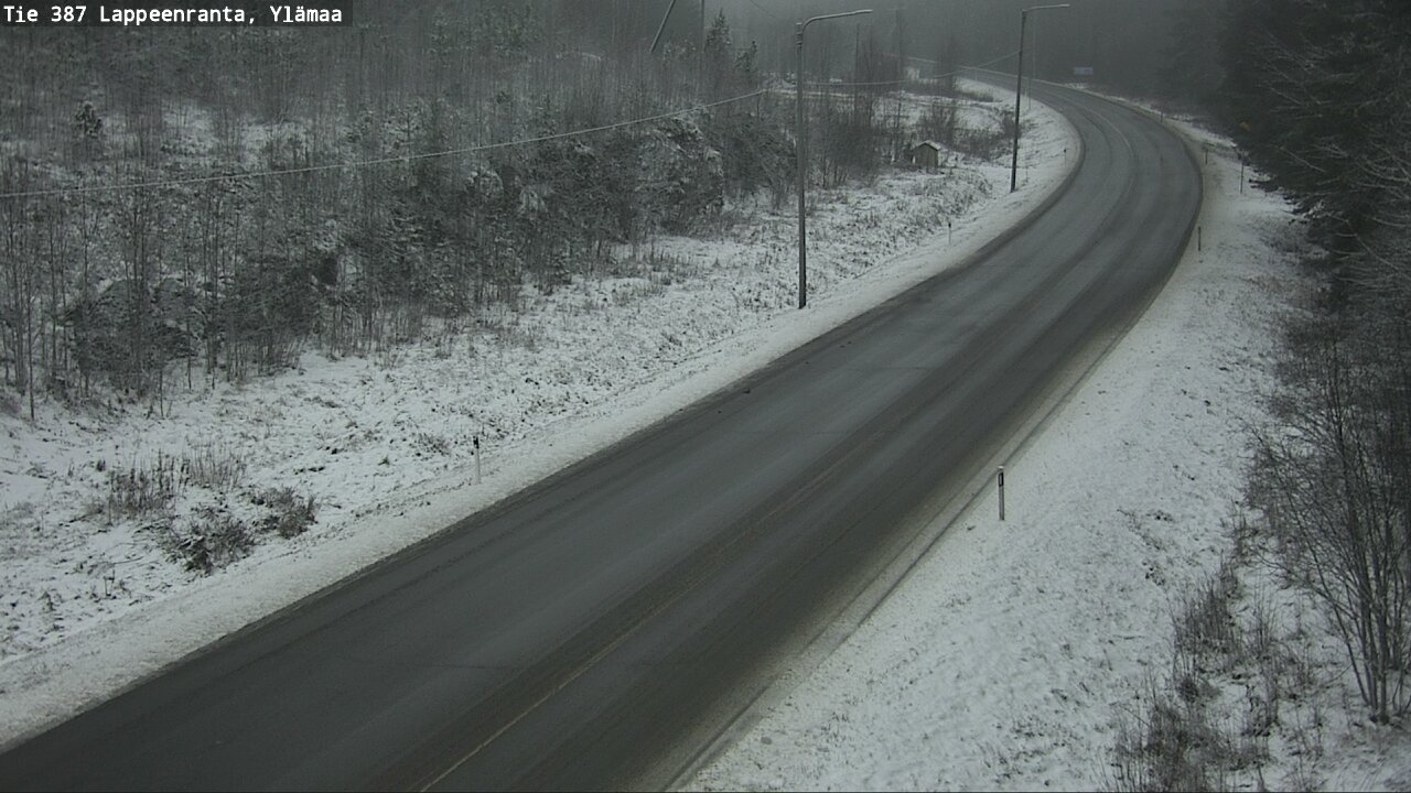 Weather Camera Image Väg 387 Villmarstrand, Ylämaa, Lappeenranta, Etelä-Karjala