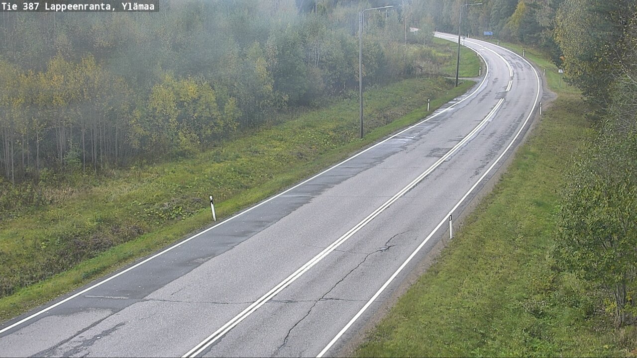 Weather Camera Image Road 387 Lappeenranta, Ylämaa, Lappeenranta, Etelä-Karjala
