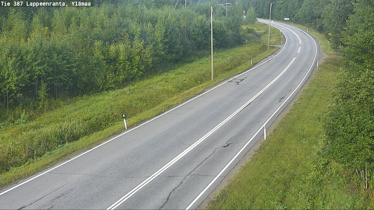 Weather Camera Image Road 387 Lappeenranta, Ylämaa, Lappeenranta, Etelä-Karjala