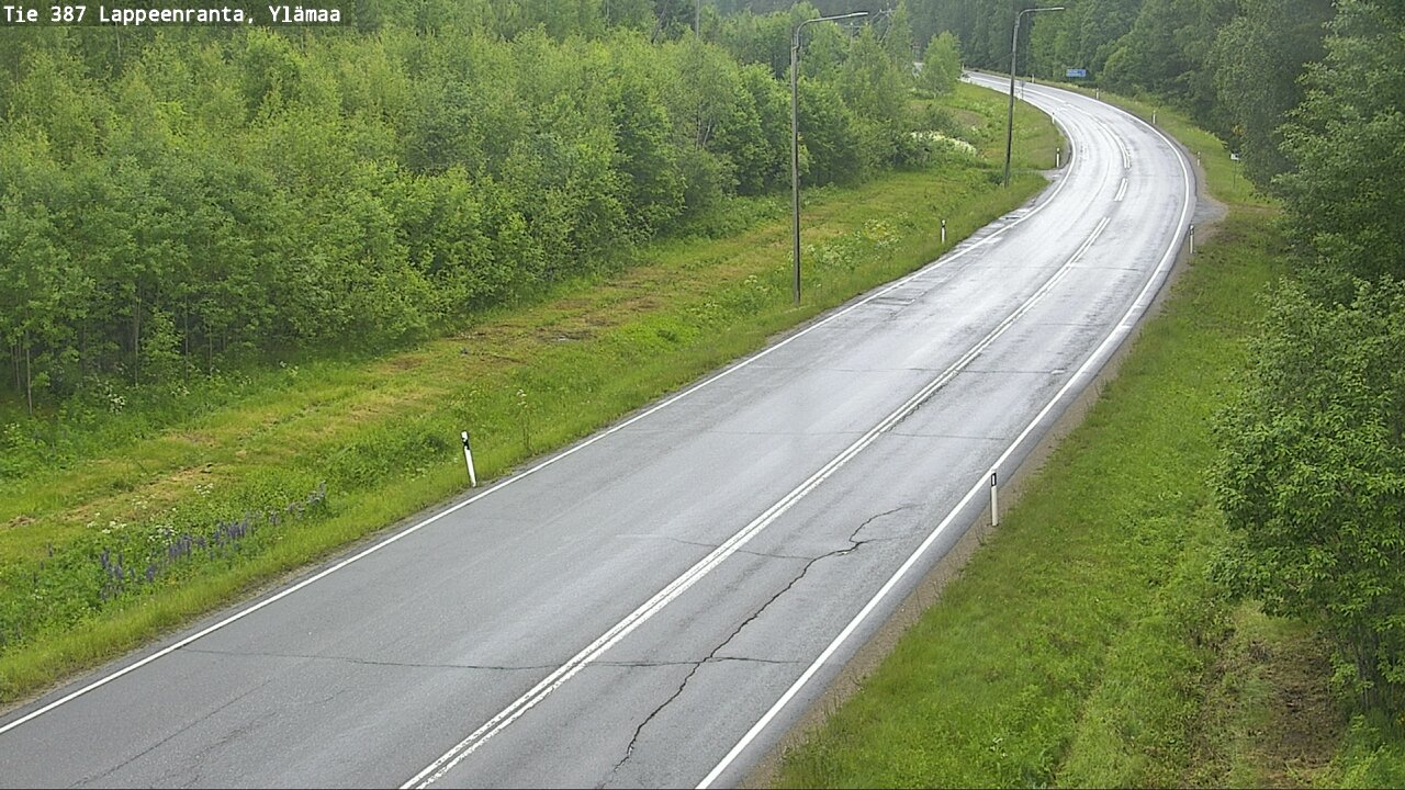 Weather Camera Image Road 387 Lappeenranta, Ylämaa, Lappeenranta, Etelä-Karjala