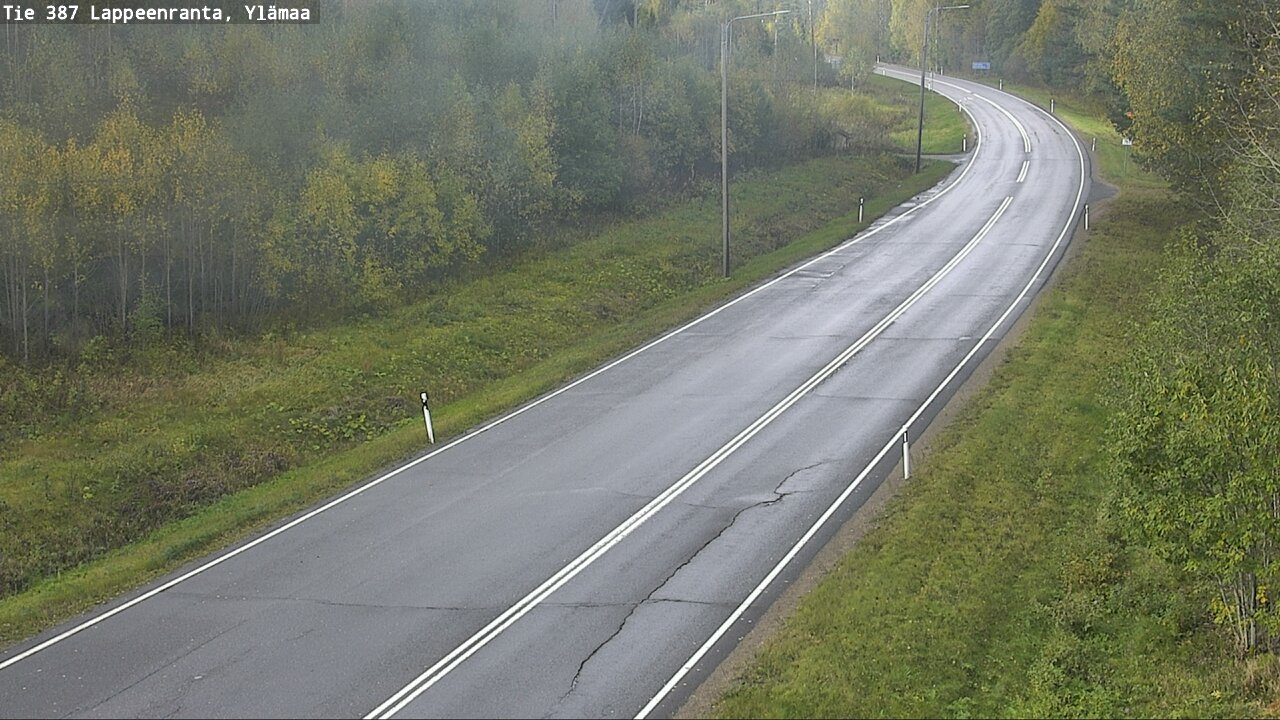 Weather Camera Image Road 387 Lappeenranta, Ylämaa, Lappeenranta, Etelä-Karjala