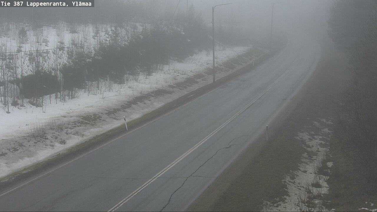 Weather Camera Image Road 387 Lappeenranta, Ylämaa, Lappeenranta, Etelä-Karjala