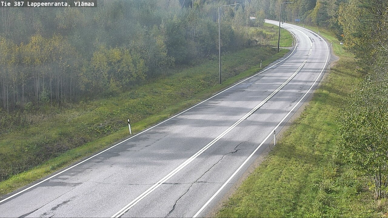 Weather Camera Image Road 387 Lappeenranta, Ylämaa, Lappeenranta, Etelä-Karjala