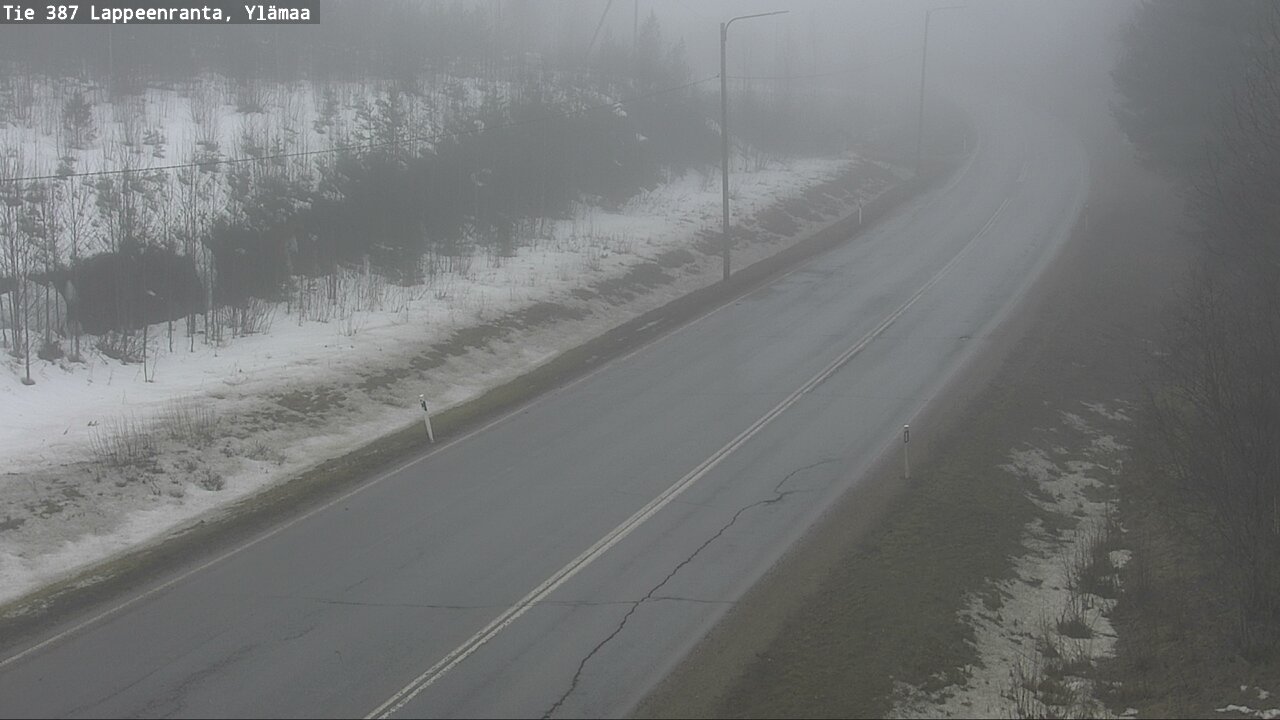 Weather Camera Image Road 387 Lappeenranta, Ylämaa, Lappeenranta, Etelä-Karjala