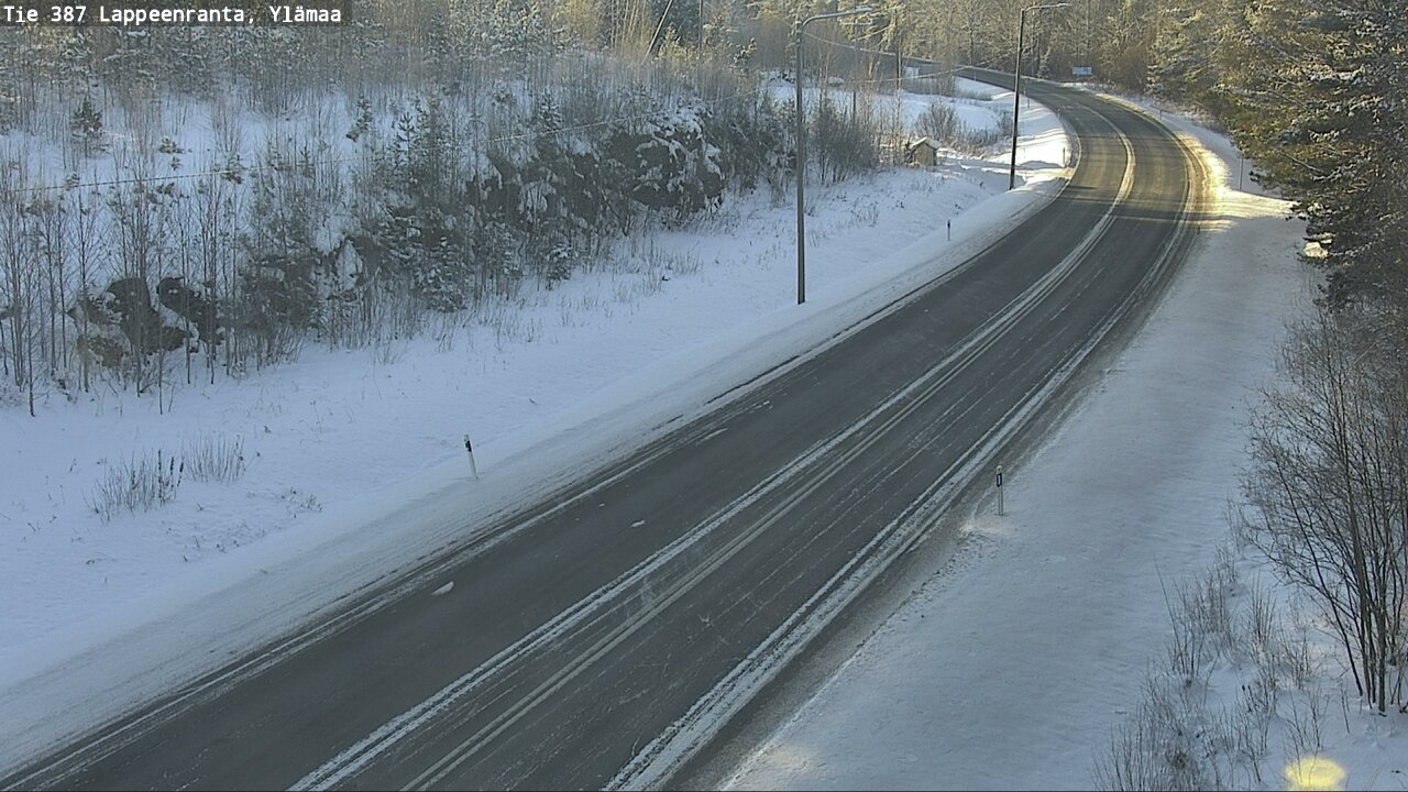 Weather Camera Image Road 387 Lappeenranta, Ylämaa, Lappeenranta, Etelä-Karjala