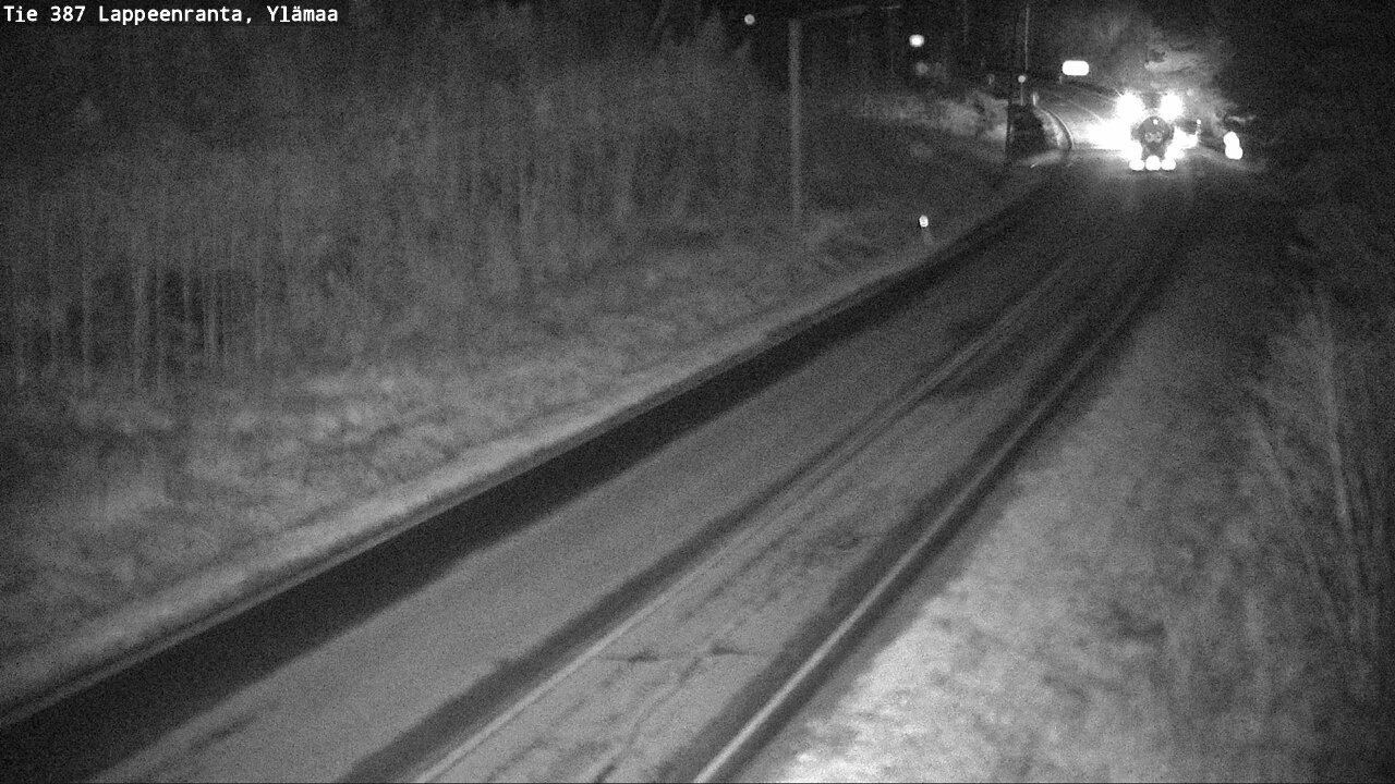 Weather Camera Image Väg 387 Villmarstrand, Ylämaa, Lappeenranta, Etelä-Karjala