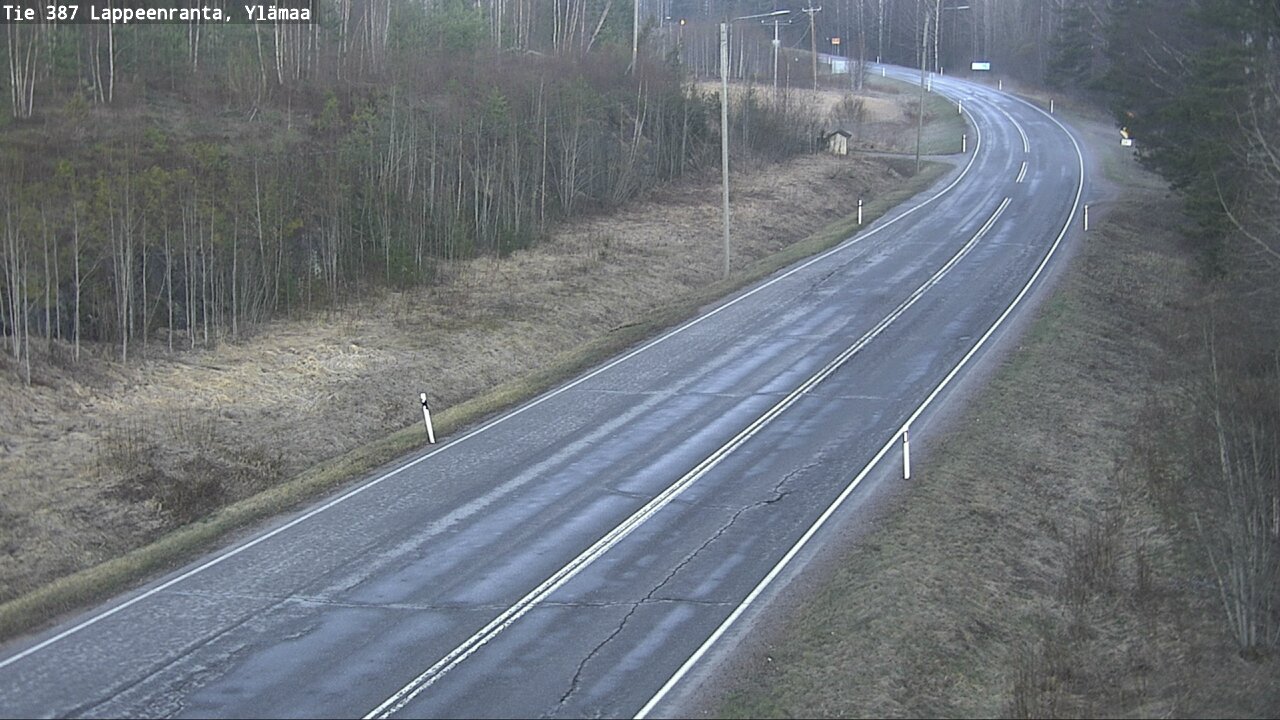 Weather Camera Image Väg 387 Villmarstrand, Ylämaa, Lappeenranta, Etelä-Karjala