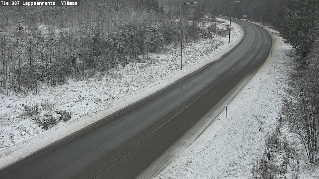 Weather Camera Image Väg 387 Villmarstrand, Ylämaa, Lappeenranta, Etelä-Karjala