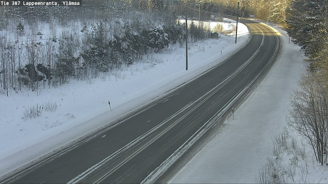 Weather Camera Image Road 387 Lappeenranta, Ylämaa, Lappeenranta, Etelä-Karjala