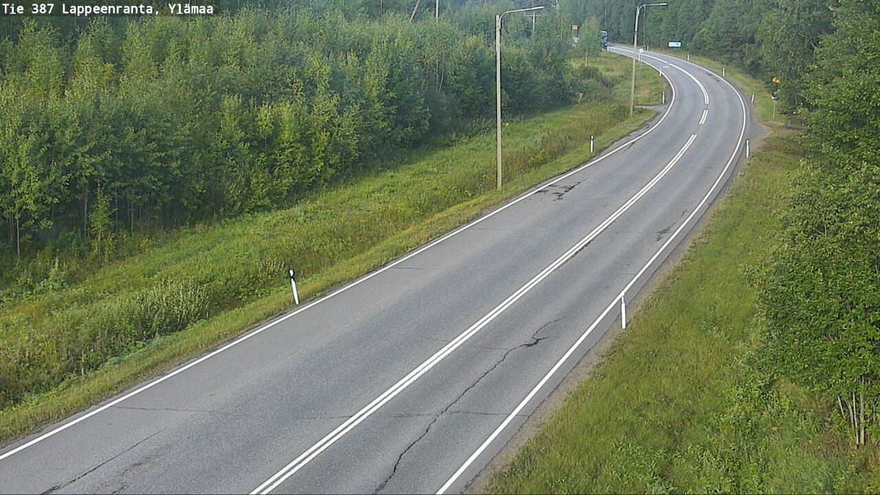 Weather Camera Image Road 387 Lappeenranta, Ylämaa, Lappeenranta, Etelä-Karjala