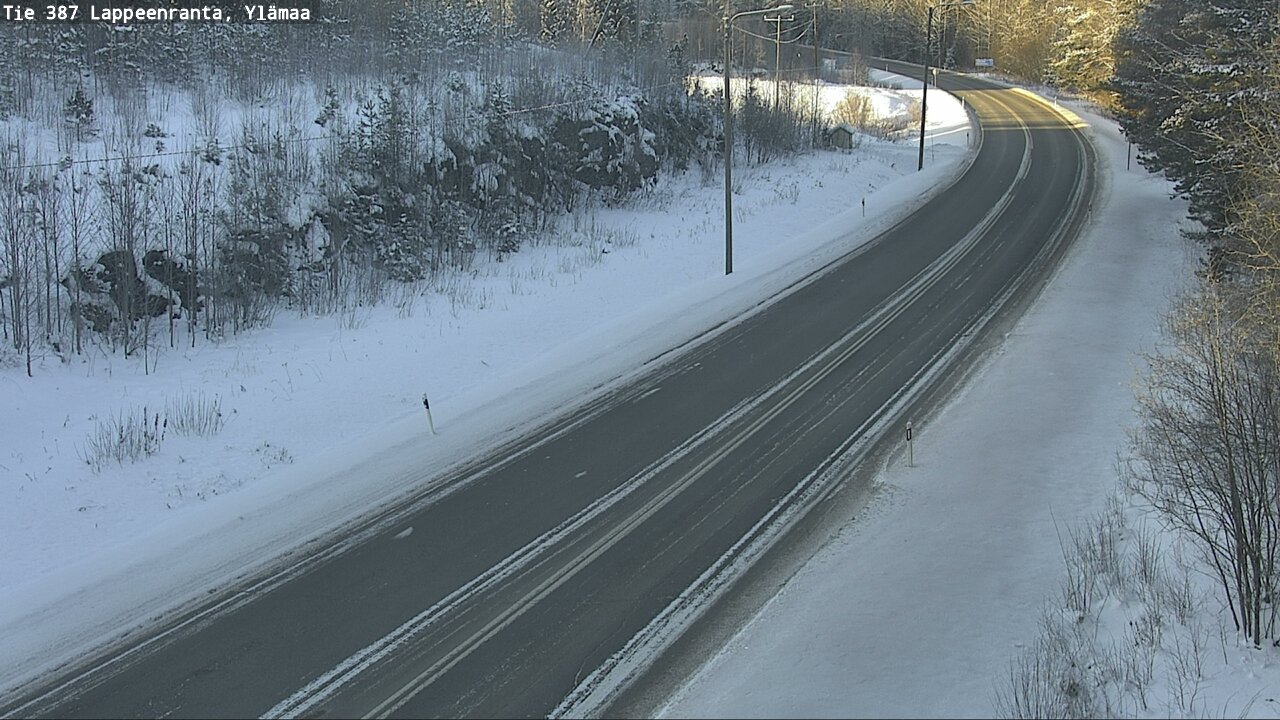 Weather Camera Image Road 387 Lappeenranta, Ylämaa, Lappeenranta, Etelä-Karjala