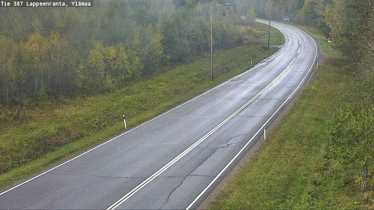 Weather Camera Image Road 387 Lappeenranta, Ylämaa, Lappeenranta, Etelä-Karjala