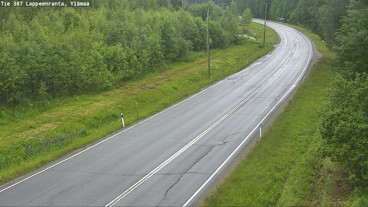 Weather Camera Image Road 387 Lappeenranta, Ylämaa, Lappeenranta, Etelä-Karjala