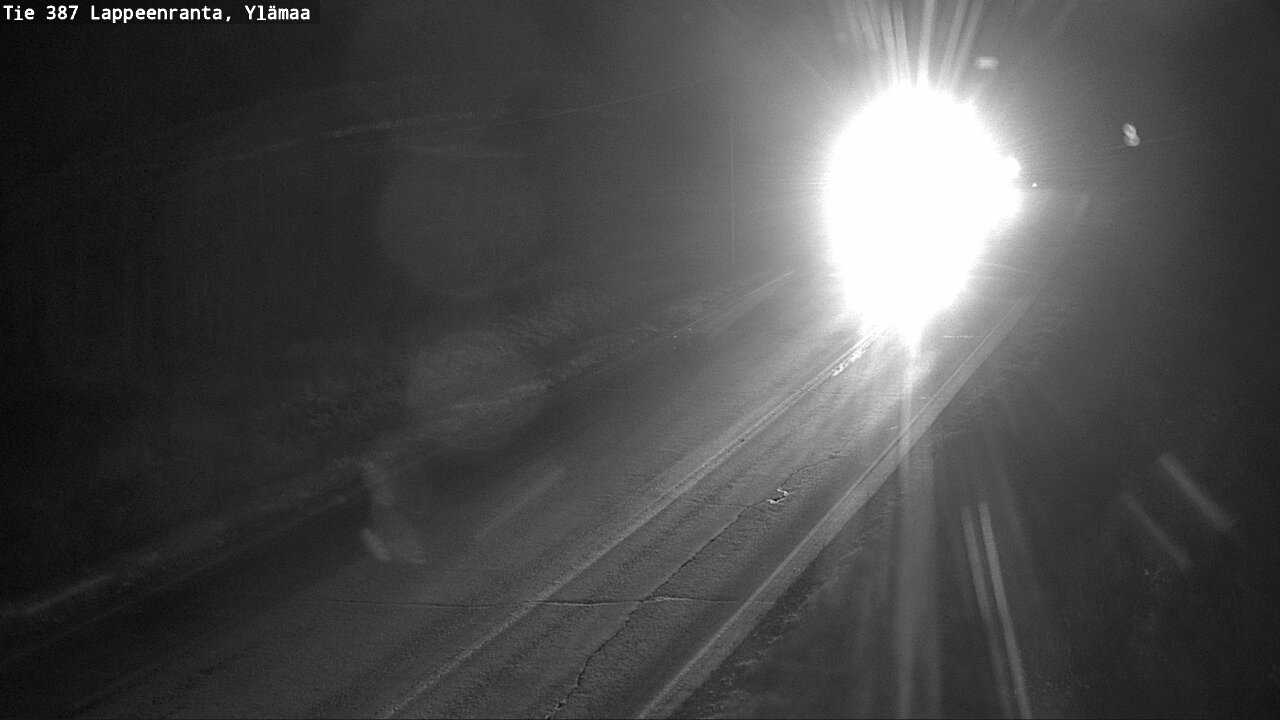 Weather Camera Image Väg 387 Villmarstrand, Ylämaa, Lappeenranta, Etelä-Karjala