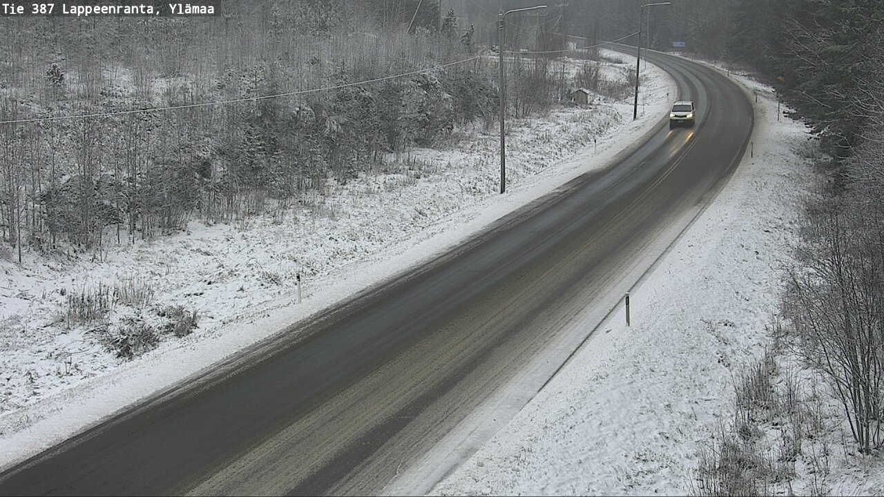 Weather Camera Image Väg 387 Villmarstrand, Ylämaa, Lappeenranta, Etelä-Karjala