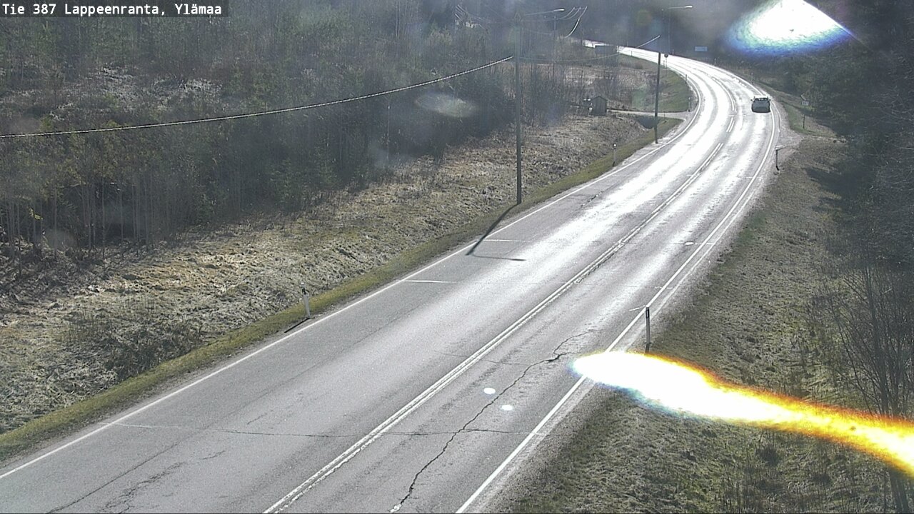 Weather Camera Image Väg 387 Villmarstrand, Ylämaa, Lappeenranta, Etelä-Karjala