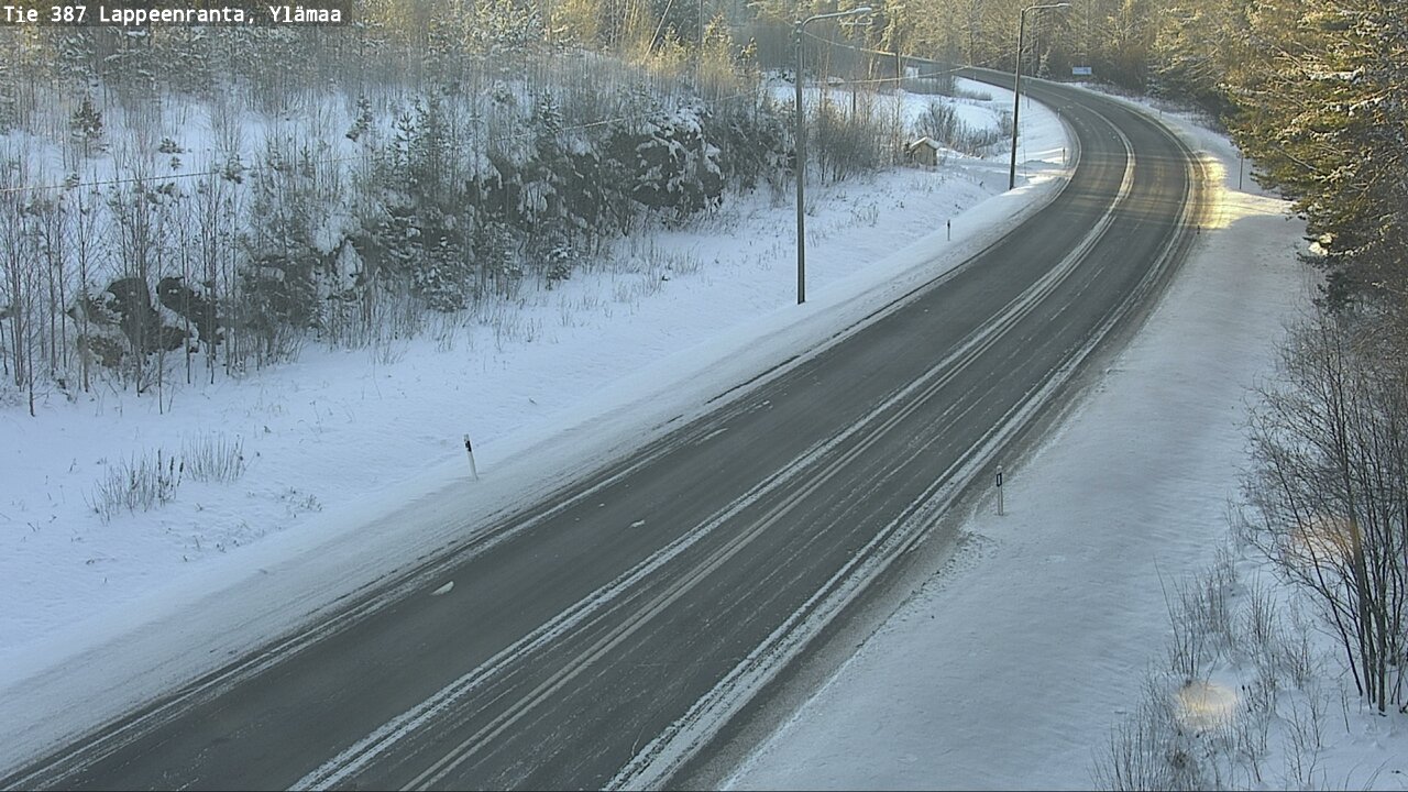 Weather Camera Image Road 387 Lappeenranta, Ylämaa, Lappeenranta, Etelä-Karjala