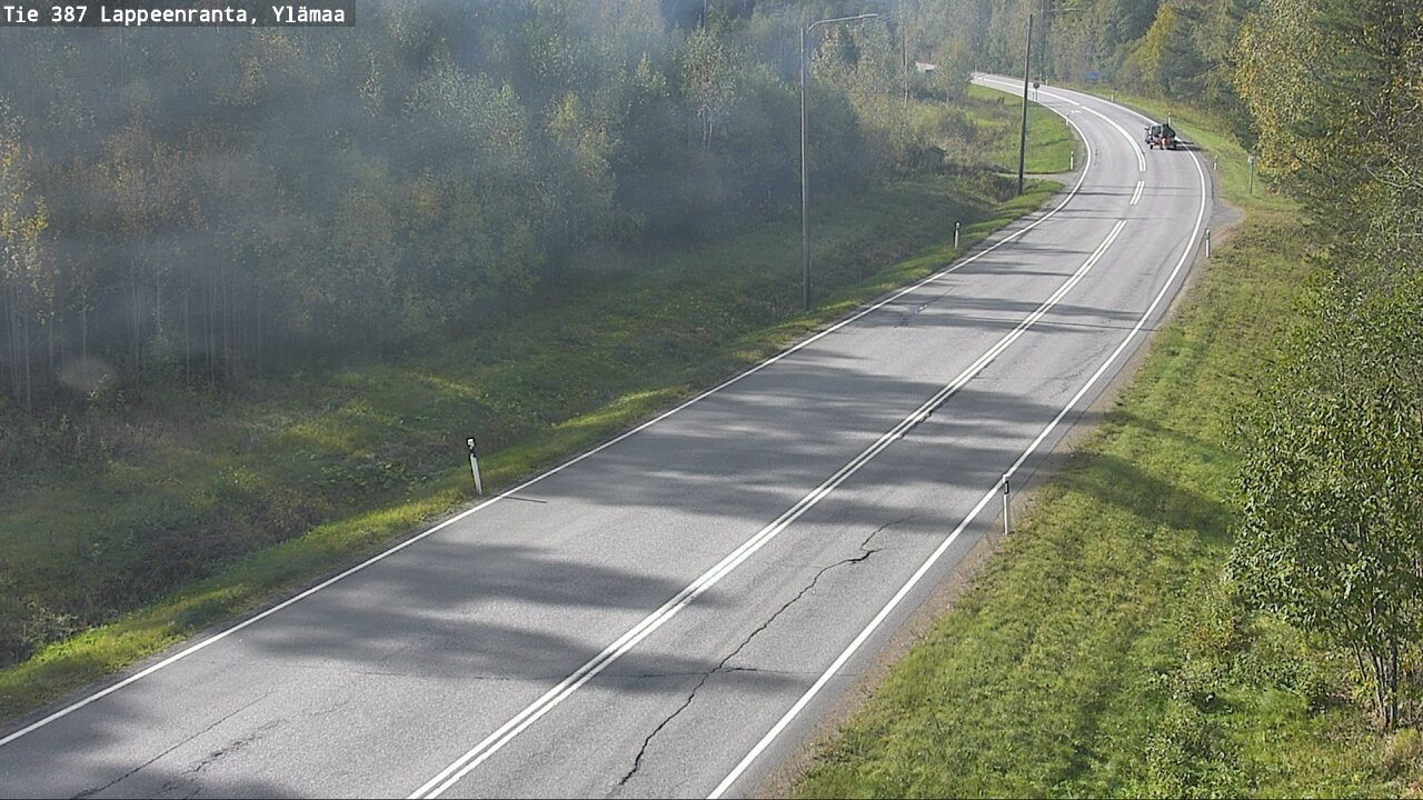 Weather Camera Image Road 387 Lappeenranta, Ylämaa, Lappeenranta, Etelä-Karjala