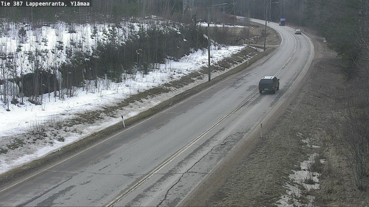 Weather Camera Image Road 387 Lappeenranta, Ylämaa, Lappeenranta, Etelä-Karjala