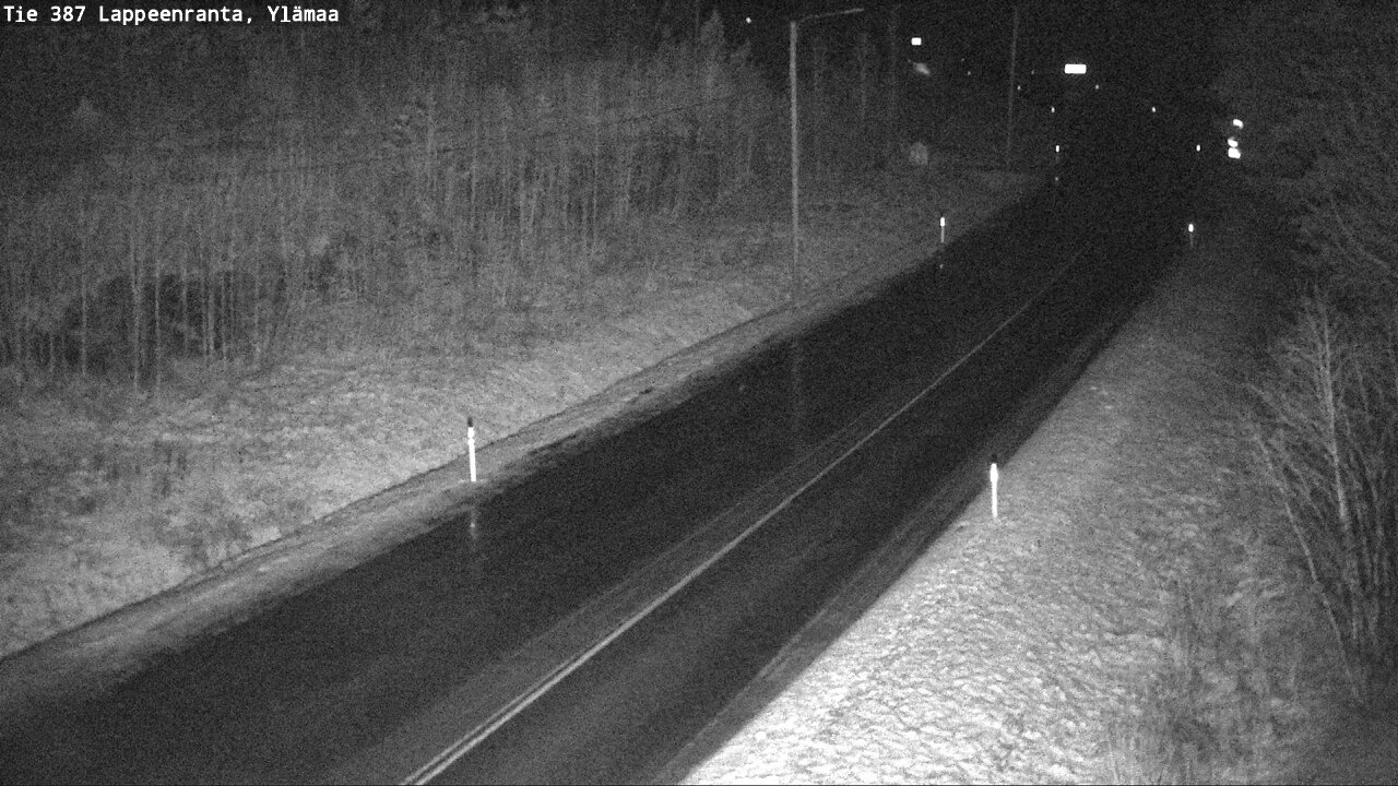 Weather Camera Image Väg 387 Villmarstrand, Ylämaa, Lappeenranta, Etelä-Karjala