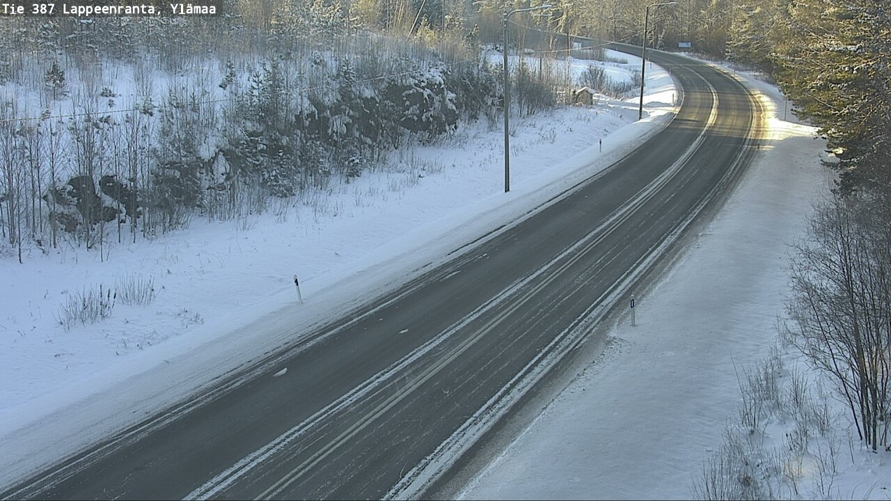 Weather Camera Image Road 387 Lappeenranta, Ylämaa, Lappeenranta, Etelä-Karjala