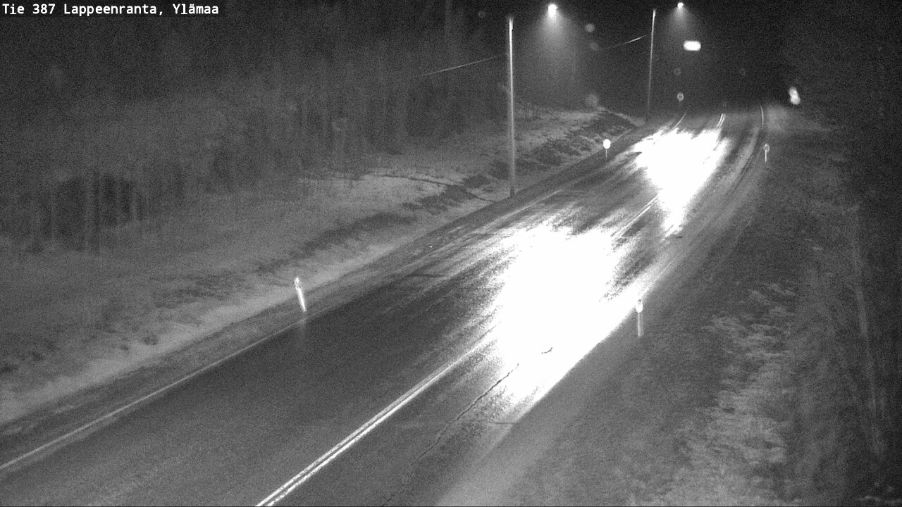 Weather Camera Image Road 387 Lappeenranta, Ylämaa, Lappeenranta, Etelä-Karjala