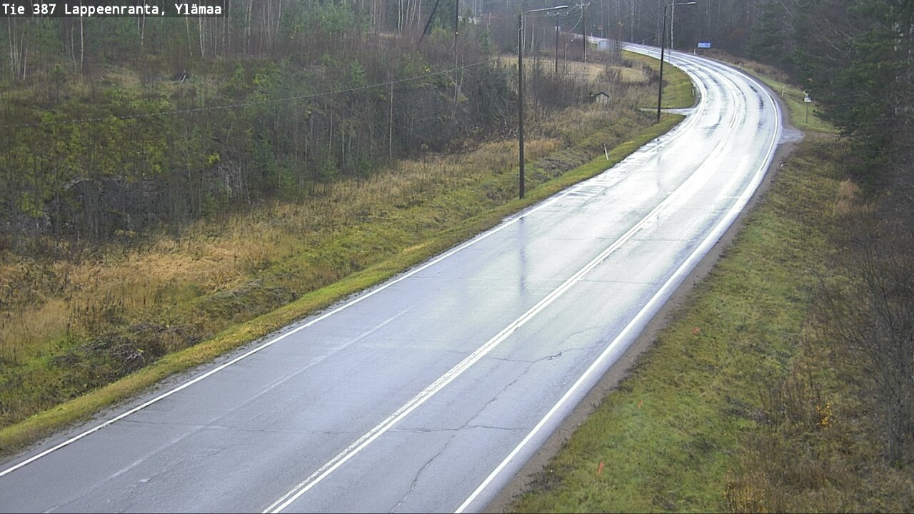 Weather Camera Image Road 387 Lappeenranta, Ylämaa, Lappeenranta, Etelä-Karjala