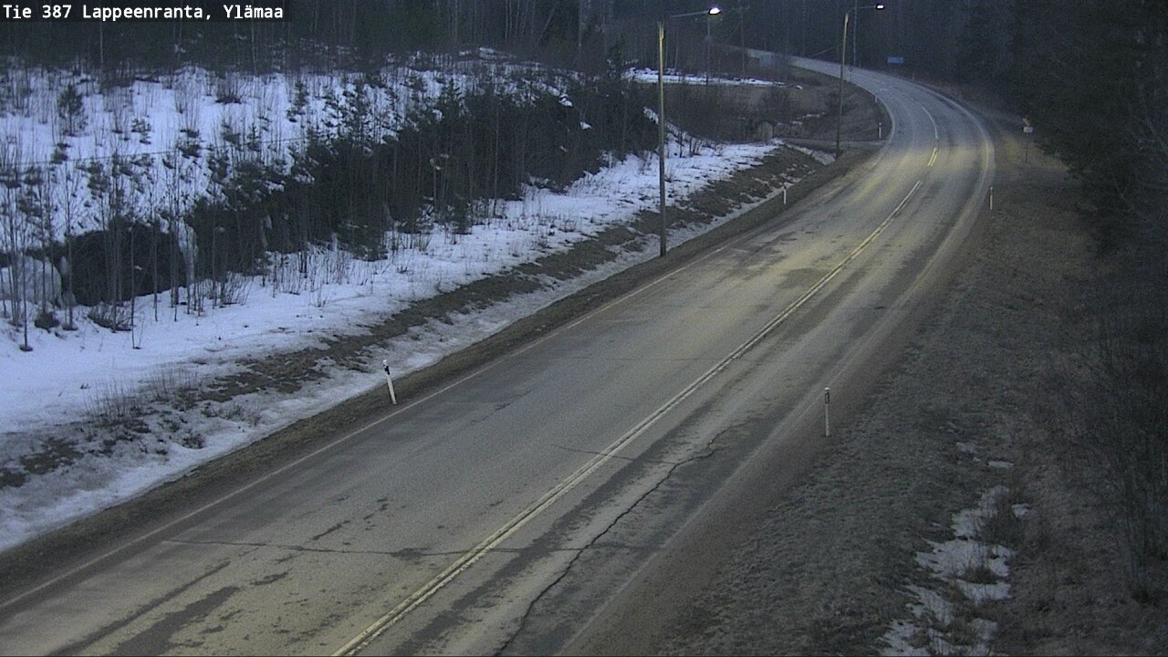 Weather Camera Image Road 387 Lappeenranta, Ylämaa, Lappeenranta, Etelä-Karjala