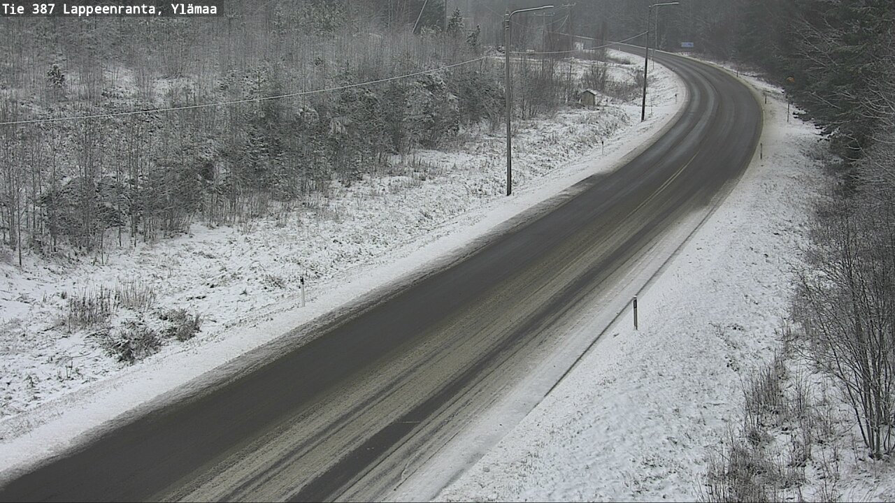 Weather Camera Image Väg 387 Villmarstrand, Ylämaa, Lappeenranta, Etelä-Karjala