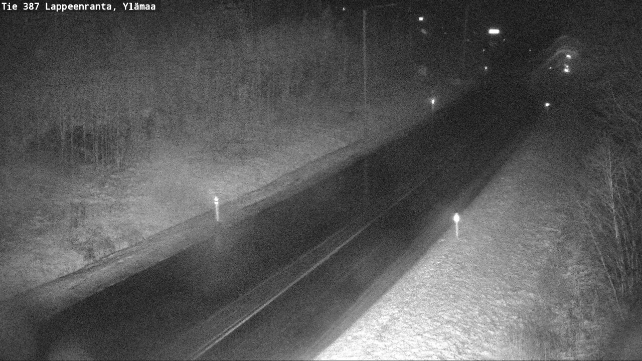 Weather Camera Image Väg 387 Villmarstrand, Ylämaa, Lappeenranta, Etelä-Karjala