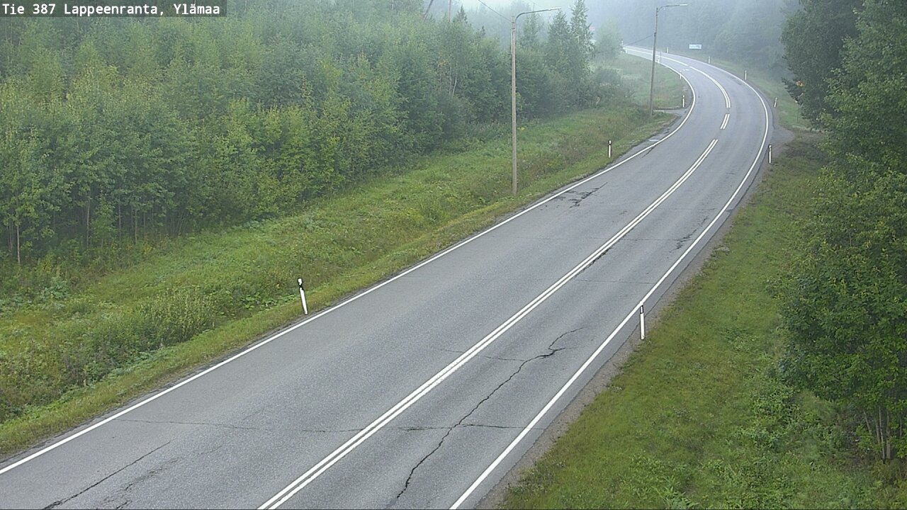 Weather Camera Image Road 387 Lappeenranta, Ylämaa, Lappeenranta, Etelä-Karjala