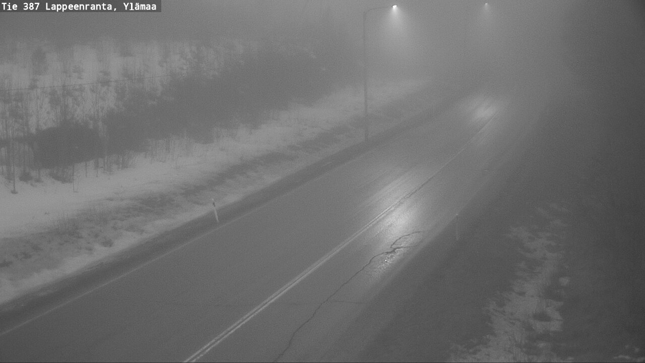 Weather Camera Image Road 387 Lappeenranta, Ylämaa, Lappeenranta, Etelä-Karjala