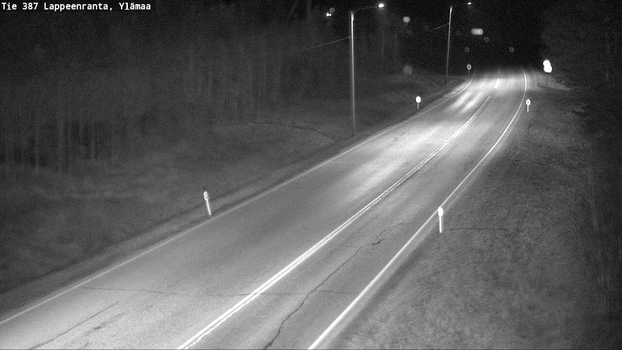Weather Camera Image Väg 387 Villmarstrand, Ylämaa, Lappeenranta, Etelä-Karjala