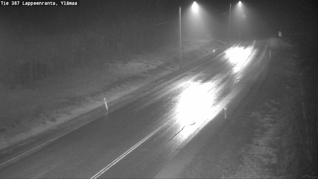 Weather Camera Image Road 387 Lappeenranta, Ylämaa, Lappeenranta, Etelä-Karjala