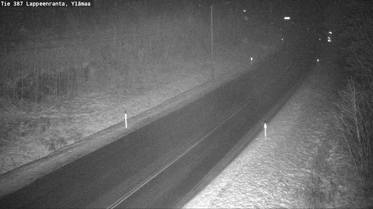 Weather Camera Image Väg 387 Villmarstrand, Ylämaa, Lappeenranta, Etelä-Karjala