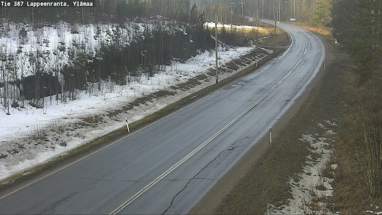 Weather Camera Image Road 387 Lappeenranta, Ylämaa, Lappeenranta, Etelä-Karjala