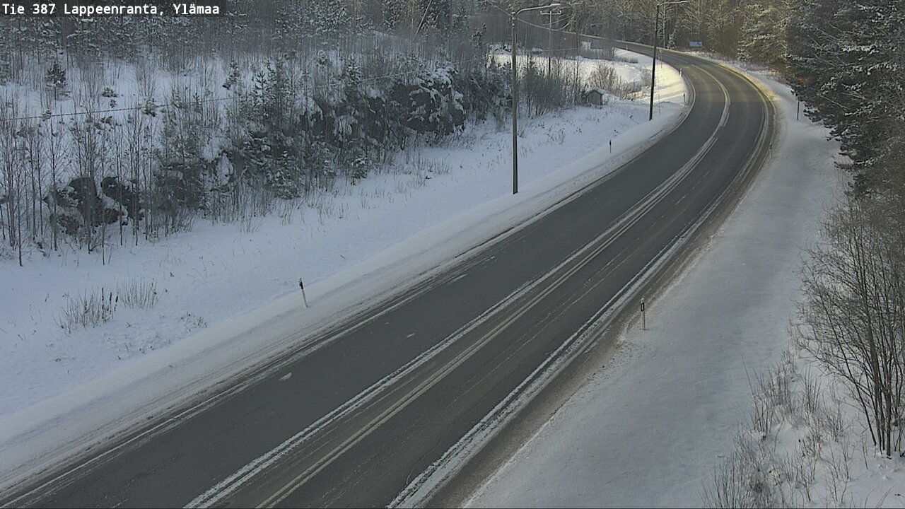 Weather Camera Image Road 387 Lappeenranta, Ylämaa, Lappeenranta, Etelä-Karjala