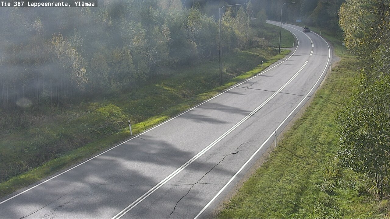 Weather Camera Image Road 387 Lappeenranta, Ylämaa, Lappeenranta, Etelä-Karjala