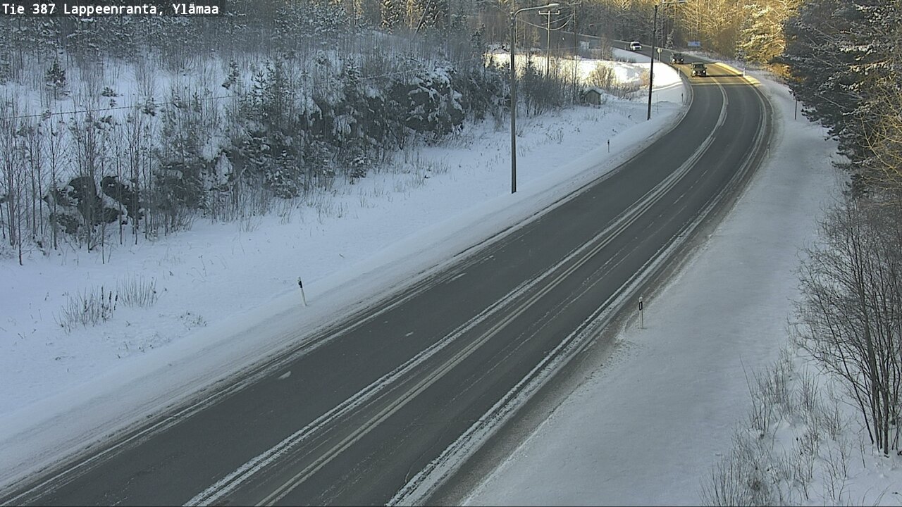 Weather Camera Image Road 387 Lappeenranta, Ylämaa, Lappeenranta, Etelä-Karjala