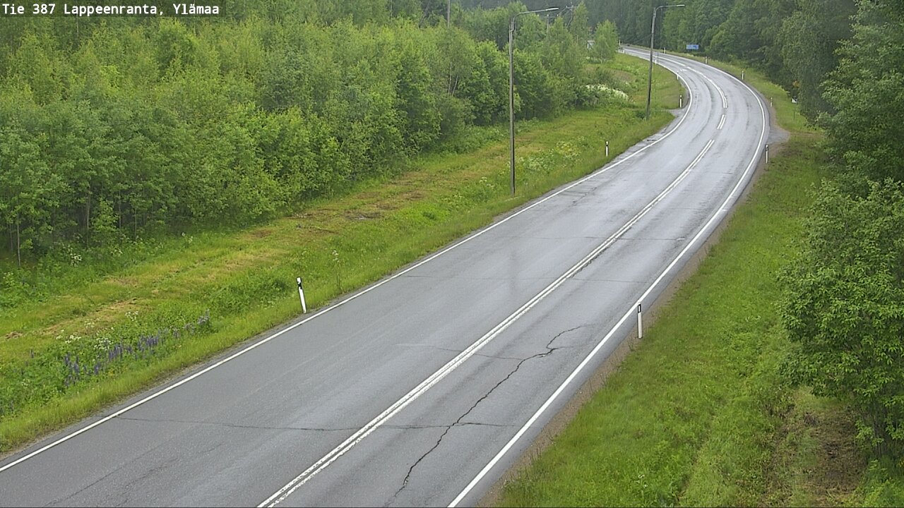 Weather Camera Image Road 387 Lappeenranta, Ylämaa, Lappeenranta, Etelä-Karjala