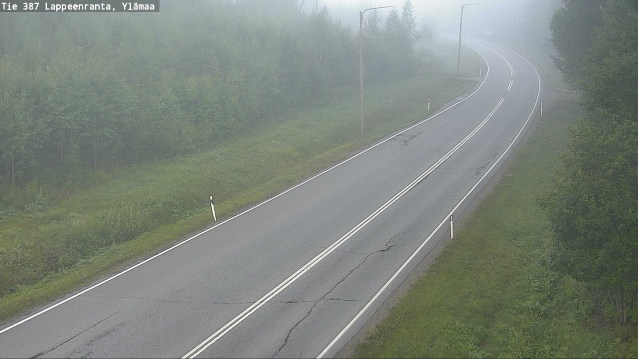 Weather Camera Image Road 387 Lappeenranta, Ylämaa, Lappeenranta, Etelä-Karjala