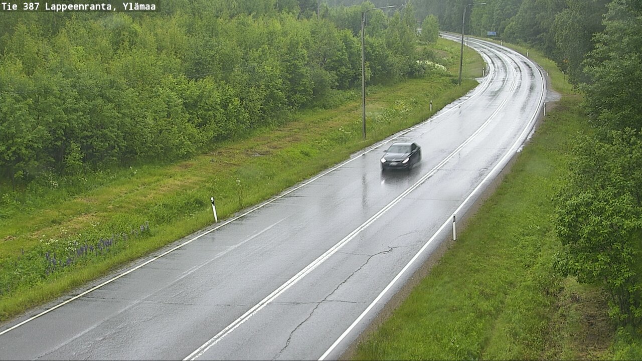 Weather Camera Image Road 387 Lappeenranta, Ylämaa, Lappeenranta, Etelä-Karjala