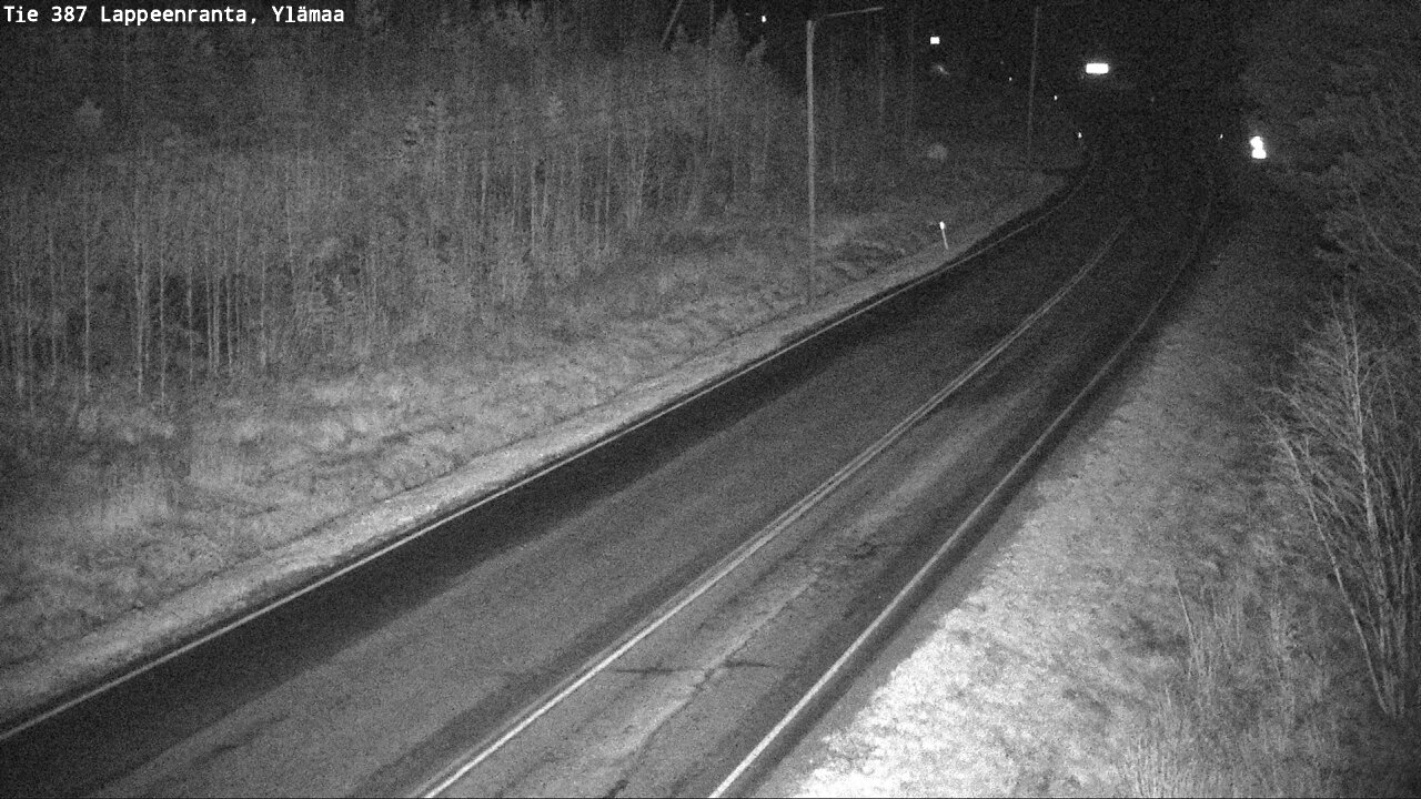 Weather Camera Image Väg 387 Villmarstrand, Ylämaa, Lappeenranta, Etelä-Karjala
