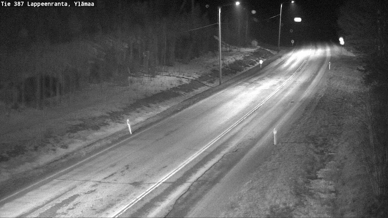 Weather Camera Image Road 387 Lappeenranta, Ylämaa, Lappeenranta, Etelä-Karjala