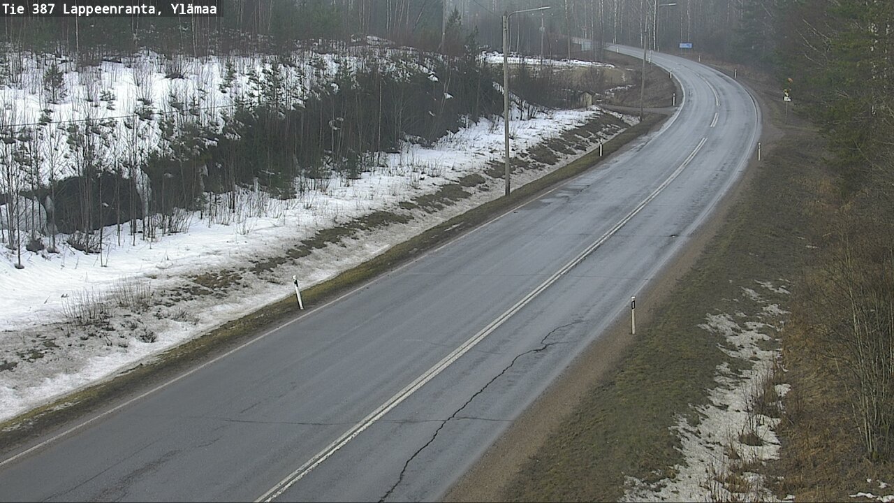 Weather Camera Image Road 387 Lappeenranta, Ylämaa, Lappeenranta, Etelä-Karjala