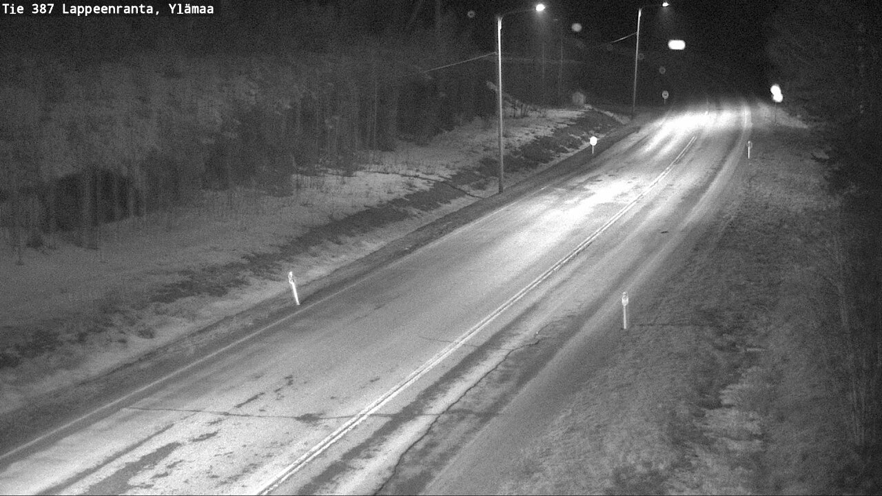 Weather Camera Image Road 387 Lappeenranta, Ylämaa, Lappeenranta, Etelä-Karjala