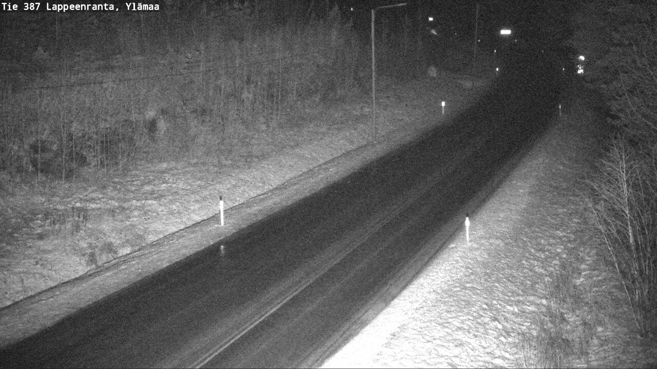 Weather Camera Image Väg 387 Villmarstrand, Ylämaa, Lappeenranta, Etelä-Karjala