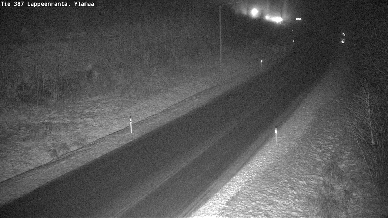 Weather Camera Image Väg 387 Villmarstrand, Ylämaa, Lappeenranta, Etelä-Karjala