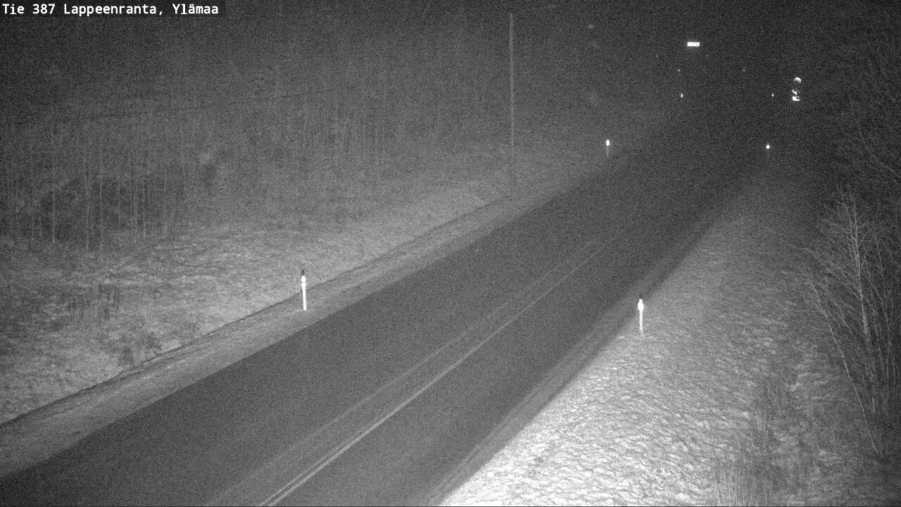 Weather Camera Image Väg 387 Villmarstrand, Ylämaa, Lappeenranta, Etelä-Karjala