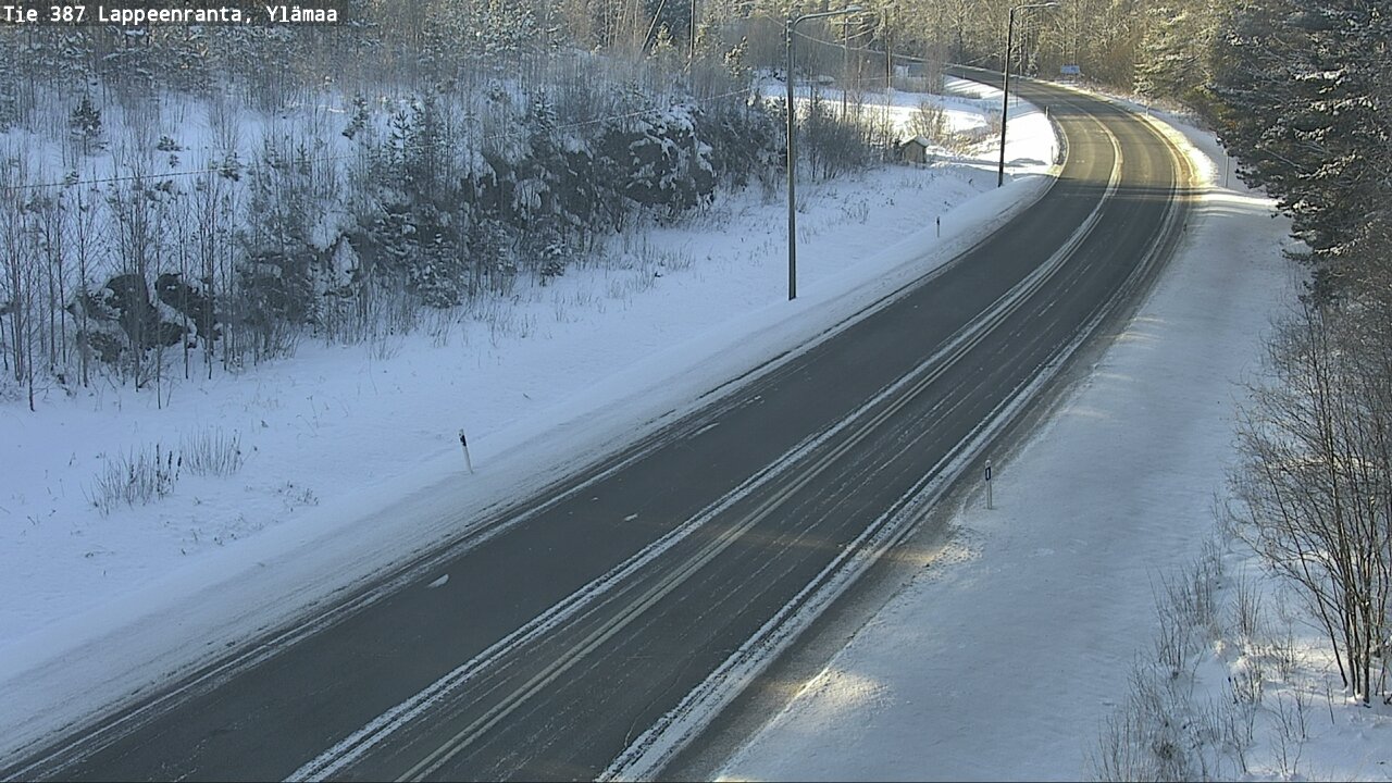 Weather Camera Image Road 387 Lappeenranta, Ylämaa, Lappeenranta, Etelä-Karjala